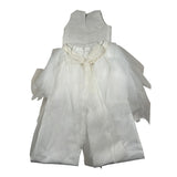 Raffaella Completo Cerimonia 3 Pezzi Camicia-Pantalone-Gonna Tulle per Bambina PONZA BIANCO RAFFAELLA 