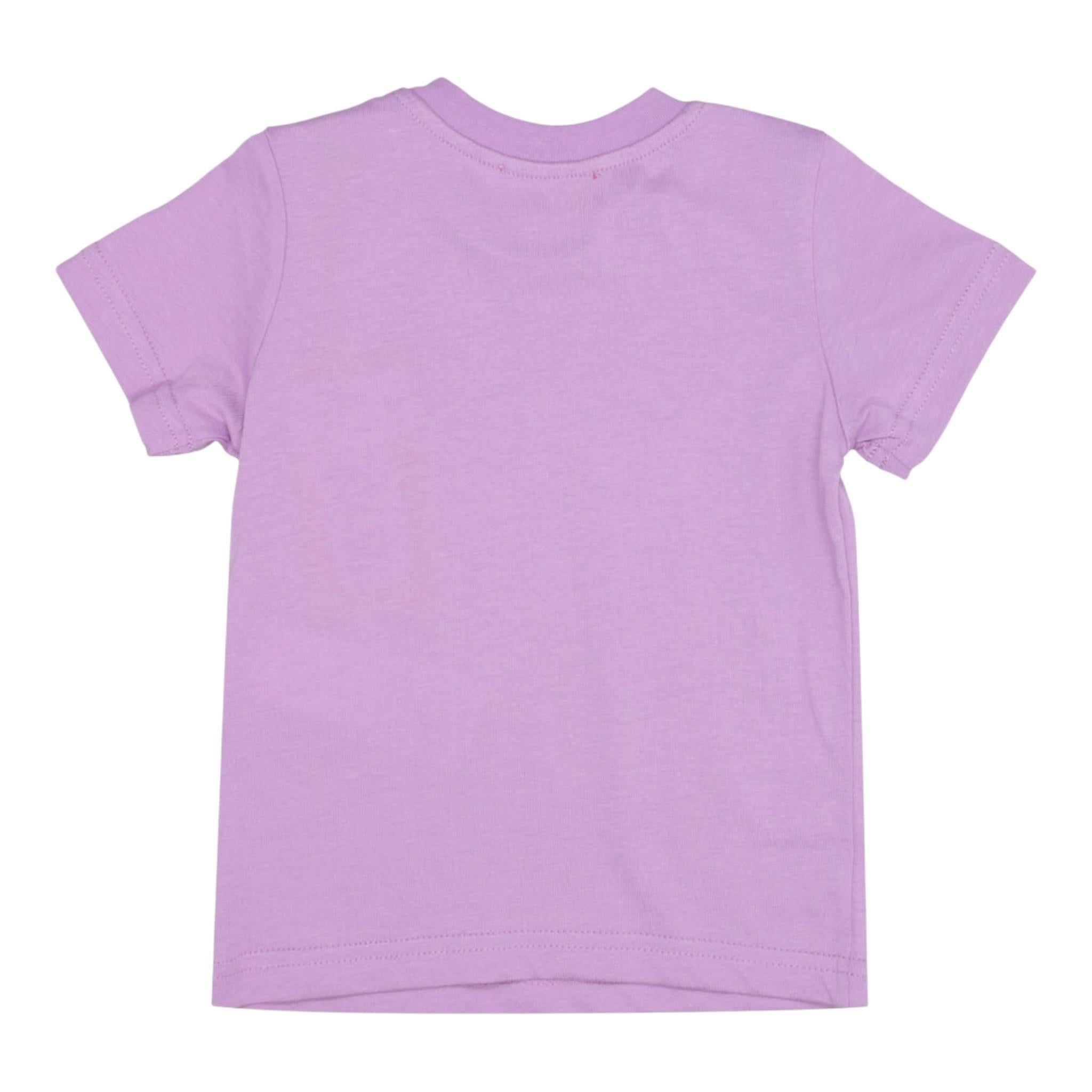 Diesel T-Shirt Girocollo tinta unita con Stampa Lilla per Neonata K00635X LILLA DIESEL 