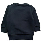 John Richmond Felpa Chiusa Girocollo Tinta Unita con Stampa per Neonato RIP26077FE NERO JOHN RICHMOND 