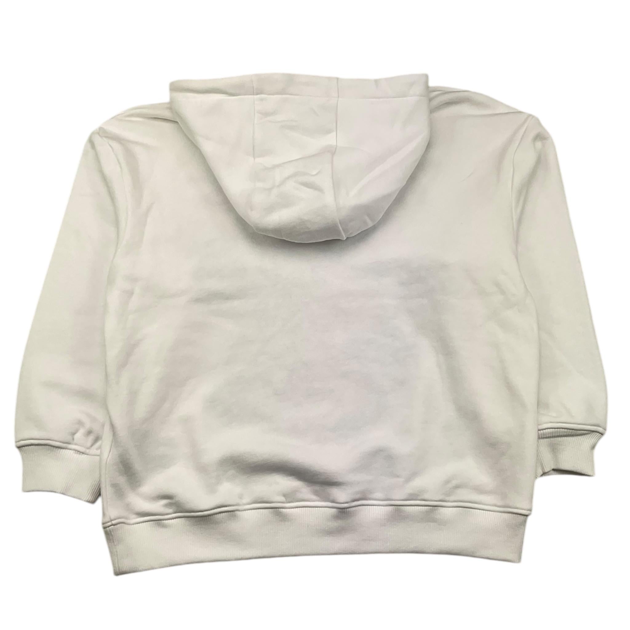 JOHN RICHMOND felpa chiusa con cappuccio tinta unita con stampa Bianco per Bambina RGA25195FE BIANCO JOHN RICHMOND 