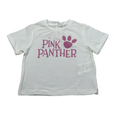 M+E' T-Shirt Girocollo Tinta Unita con Stampa per Neonata UE1391 BIANCO M+E' 