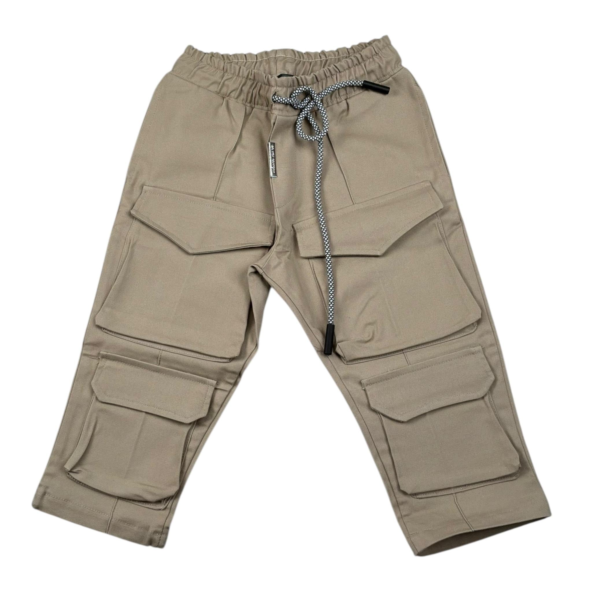 Do Not Conform Pantalone Tinta Unita con Elastico In Vita per Neonato TAN016 BEIGE DO NOT CONFORM 