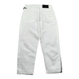 Never Too Jeans tinta unita con Profili In Contrasto Bianco per Bambino NT1689B BIANCO NEVER TOO 