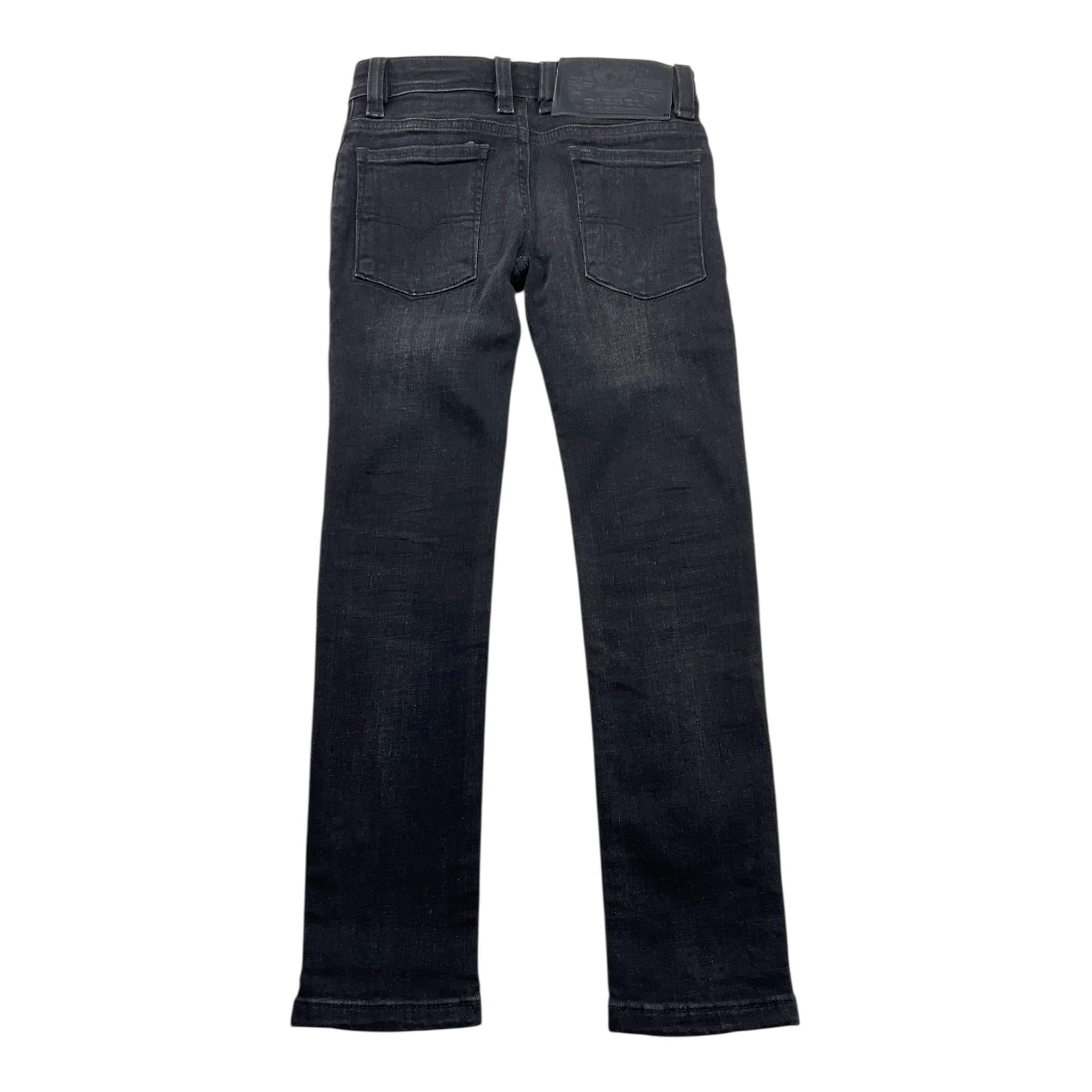DIESEL jeans tinta unita con girovita regolabile Nero per Bambino 00J3RN NERO DIESEL 