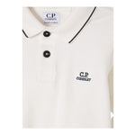 C.P. Company Polo Mezza Manica Tinta Unita per Neonato CNM000N PANNA C.P. COMPANY 