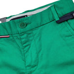 Tommy Hilfiger Bermuda Tinta Unita con Girovita Regolabile per Neonato KB0KB08704 VERDE TOMMY HILFIGER 