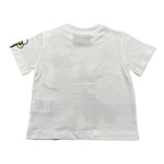 Iceberg T-Shirt Girocollo Tinta Unita con Stampe In Contrasto per Neonato TSICE5102BXX BIANCO ICEBERG 