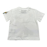 Iceberg T-Shirt Girocollo Tinta Unita con Stampe In Contrasto per Neonato TSICE5102BXX BIANCO ICEBERG 