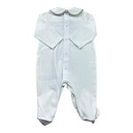 Le Bebe Tutina Manica Lunga Tinta Unita con Stampa per Neonato LBB5271 BIANCO LE BEBE 