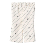 ELISABETTA FRANCHI pantalone tinta unita logato modello a zampa Bianco per Bambina EFPA270 BIANCO ELISABETTA FRANCHI 