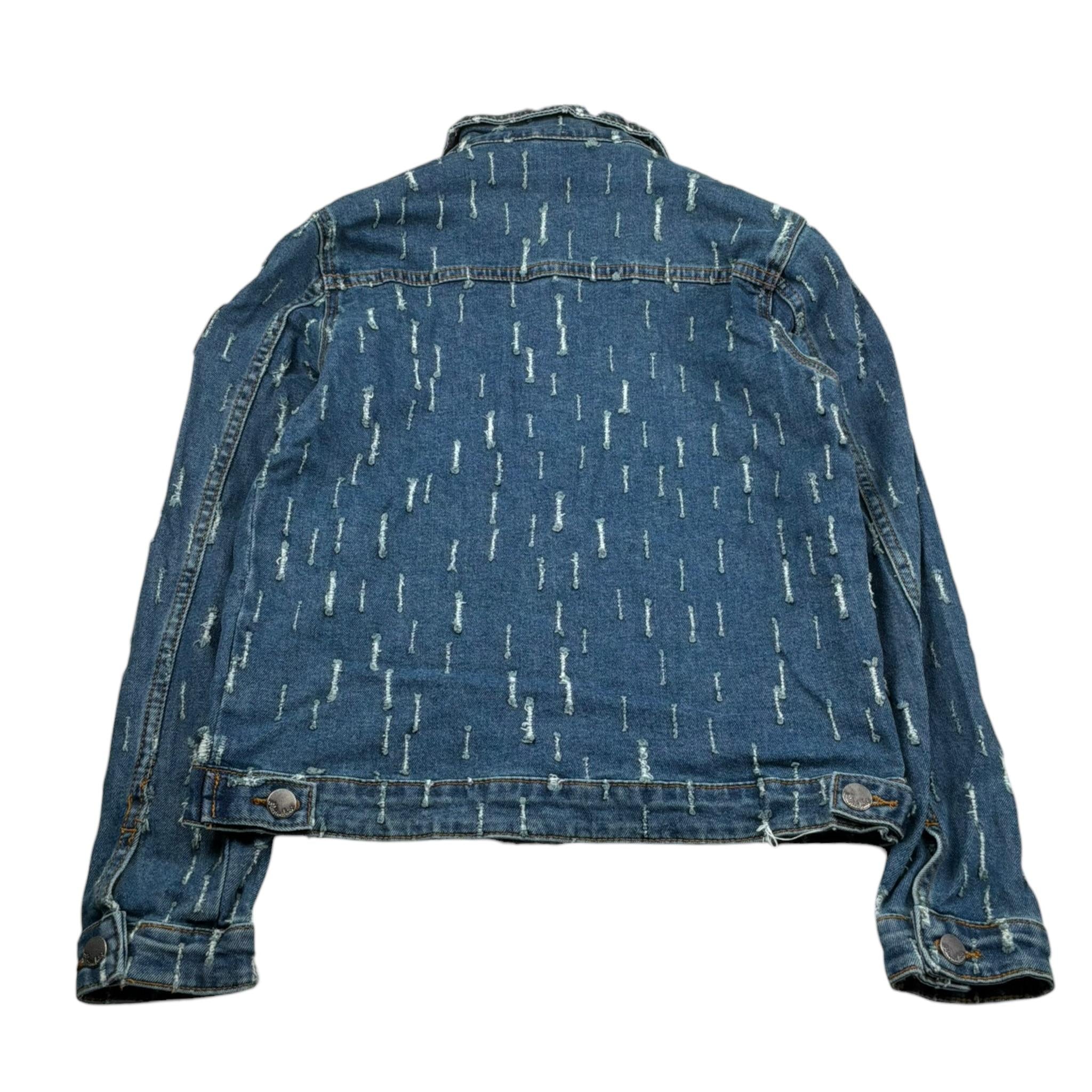 Daniele Alessandrini Giubbino In Denim Tinta Unita per Bambino 1235OD00258X BLU DANIELE ALESSANDRINI 