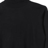 N°21 maglia modello dolcevita tinta unita con logo Nero per Bambina N2100A NERO N°21 