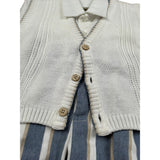Marlu' Completo 2 Pezzi Gilet-Camicia-Pantalone per Neonato ET21160 PANNA MARLU' 