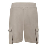 Dsquared2 Bermuda Felpa Tinta Unita con Tasconi per Bambino DQ2720 BEIGE DSQUARED2 