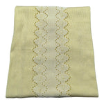 Marlu' Coperta Tinta Unita con Ricami per Neonata ES1280 GIALLO MARLU' 