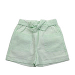 I Do Short Tinta Unita con Microfantasia per Bambina 4B530 VERDE I DO 