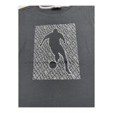 Bikkembergs T-Shirt Girocollo Tinta Unita con Stampa per Bambino BK3153 NERO BiKKEMBERGS 