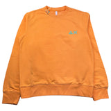 Suns68 Felpa Chiusa Girocollo Tinta Unita con Logo per Bambino F34303J ARANCIONE SUNS68 