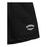 Iceberg Bermuda Tinta Unita con Logo per Bambino BFICE5114J NERO ICEBERG 