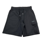 Calvin Klein Bermuda Tinta Unita con Elastico In Vita per Bambino IB0IB02512 NERO CALVIN KLEIN 