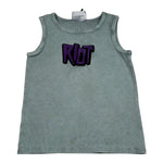 John Richmond Canotta Tinta Unita con Stampa per Bambina RGP26141CN VERDE JOHN RICHMOND 