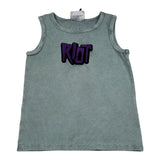 John Richmond Canotta Tinta Unita con Stampa per Bambina RGP26141CN VERDE JOHN RICHMOND 