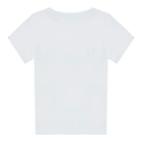 Guess T-Shirt Tinta Unita con Stampa per Bambina K5RI00K6YW BIANCO GUESS 