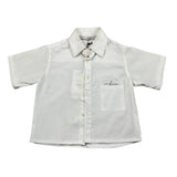 I'M Brian Camicia Mezza Manica Tinta Unita per Neonato CA2123J BIANCO I'M BRIAN 