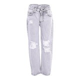 JOHN RICHMOND jeans tinta unita con girovita regolabile Grigio per Bambino RBA24158JEX GRIGIO JOHN RICHMOND 