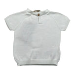 Wedoble T-Shirt Girocollo Tinta Unita per Neonato V2404301D BIANCO WEDOBLE 