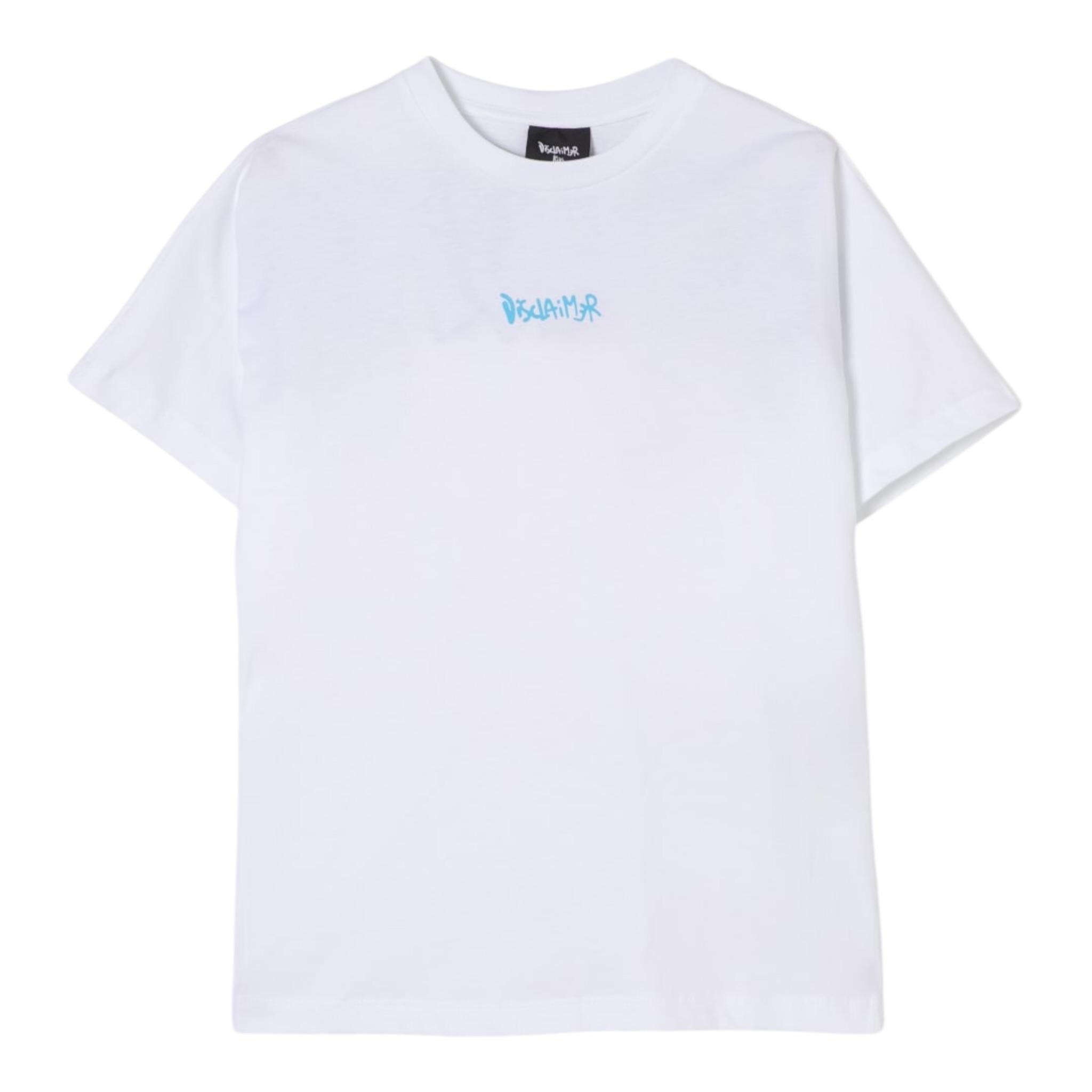 Disclaimer T-Shirt Girocollo Tinta Unita con Stampa per Bambino 25EDK58407X BIANCO DISCLAIMER 