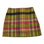 LU LU BY MISS GRANT gonna tinta unita con fantasia a righe Verde per Bambina LL2300 VERDE LU LU BY MISS GRANT 