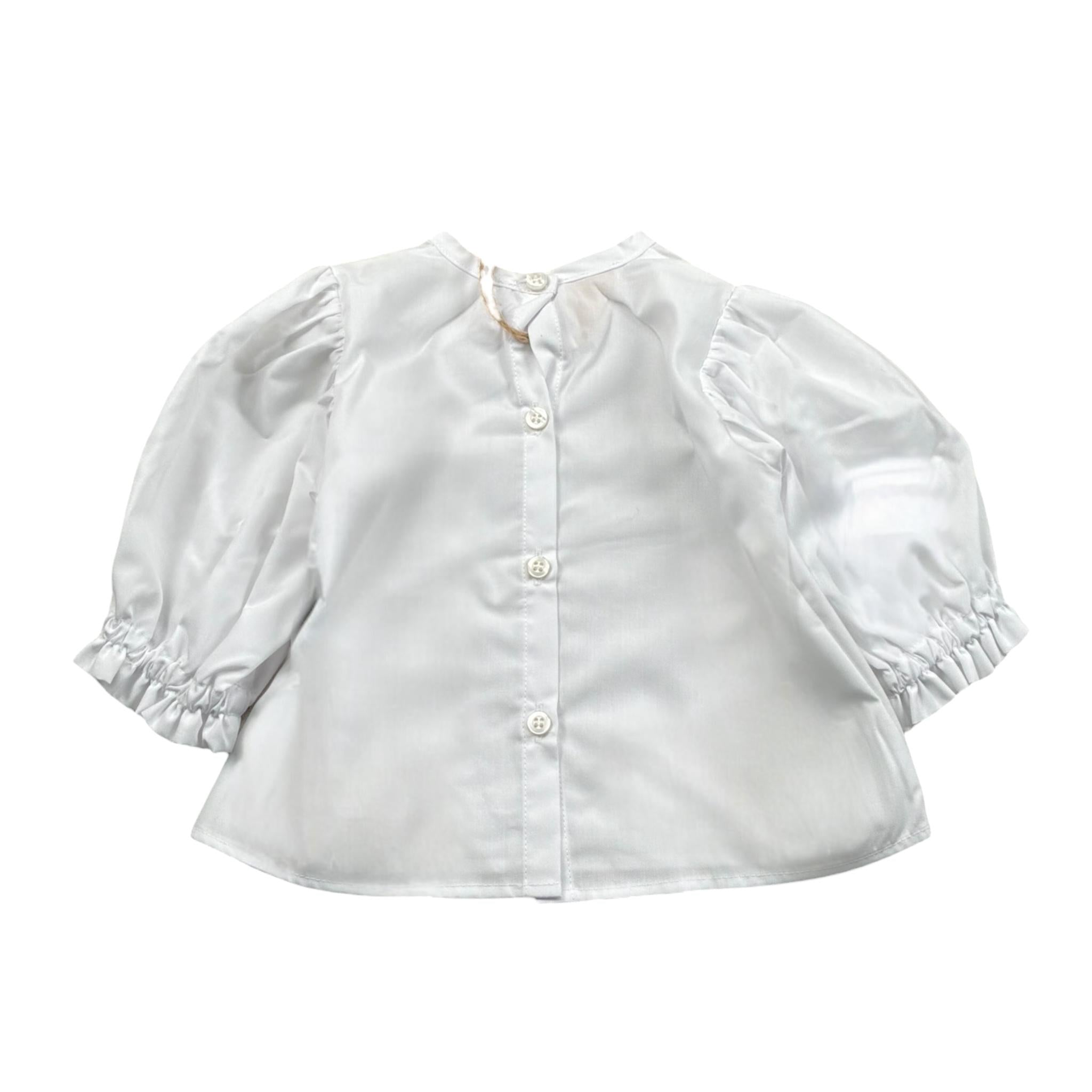 Coco' Et Mama' Camicia Tinta Unita per Neonata LUNA BIANCO COCO' ET MAMA' 