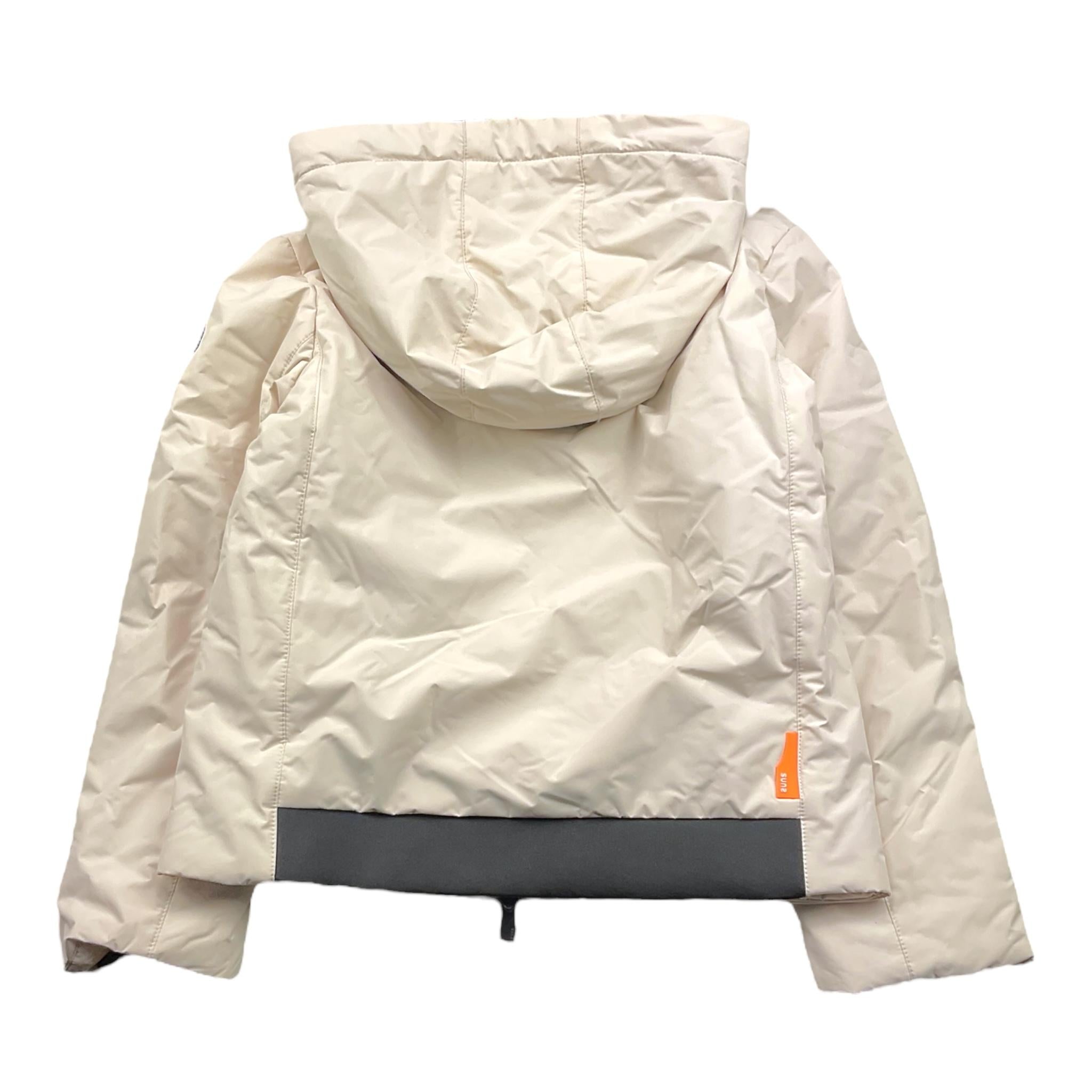 SUNS  giubbino tinta unita con zip e cappuccio Beige per Bambino GBS5338U BEIGE SUNS 