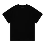 MAISON MARGIELA t-shirt girocollo tinta unita con stampa in contrasto Nero per Bambino N60670 NERO MAISON MARGIELA 