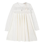 TWINSET abito manica lunga velata tinta unita  Bianco per Bambina 242GJ2101 BIANCO TWINSET 