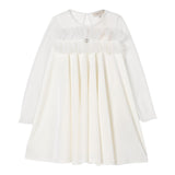 TWINSET abito manica lunga velata tinta unita  Bianco per Bambina 242GJ2101 BIANCO TWINSET 