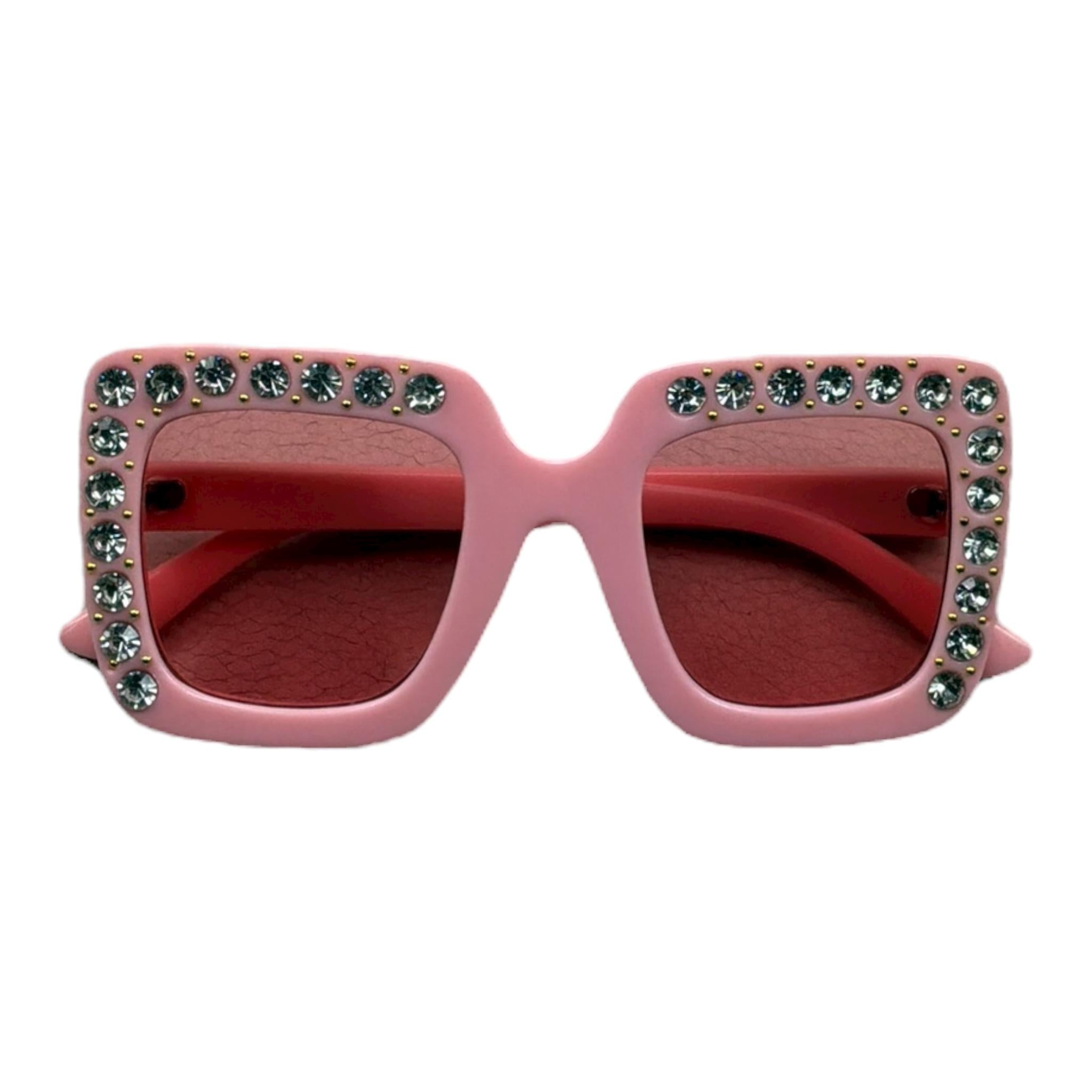 Angel'S Face Occhiali Da Sole Tinta Unita con Strass per Bambina OCHAN ROSA ANGEL'S FACE 