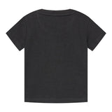 Calvin Klein T-Shirt Girocollo Tinta Unita con Logo per Neonato IN0IN0001 NERO CALVIN KLEIN 