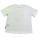 Just Cavalli T-Shirt Girocollo Tinta Unita con Stampa In Contrasto per Bambino JBP26035TS BIANCO JUST CAVALLI 