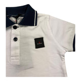 Peuterey Polo Mezza Manica con Colletto per Neonato PTB1999 BIANCO PEUTEREY 