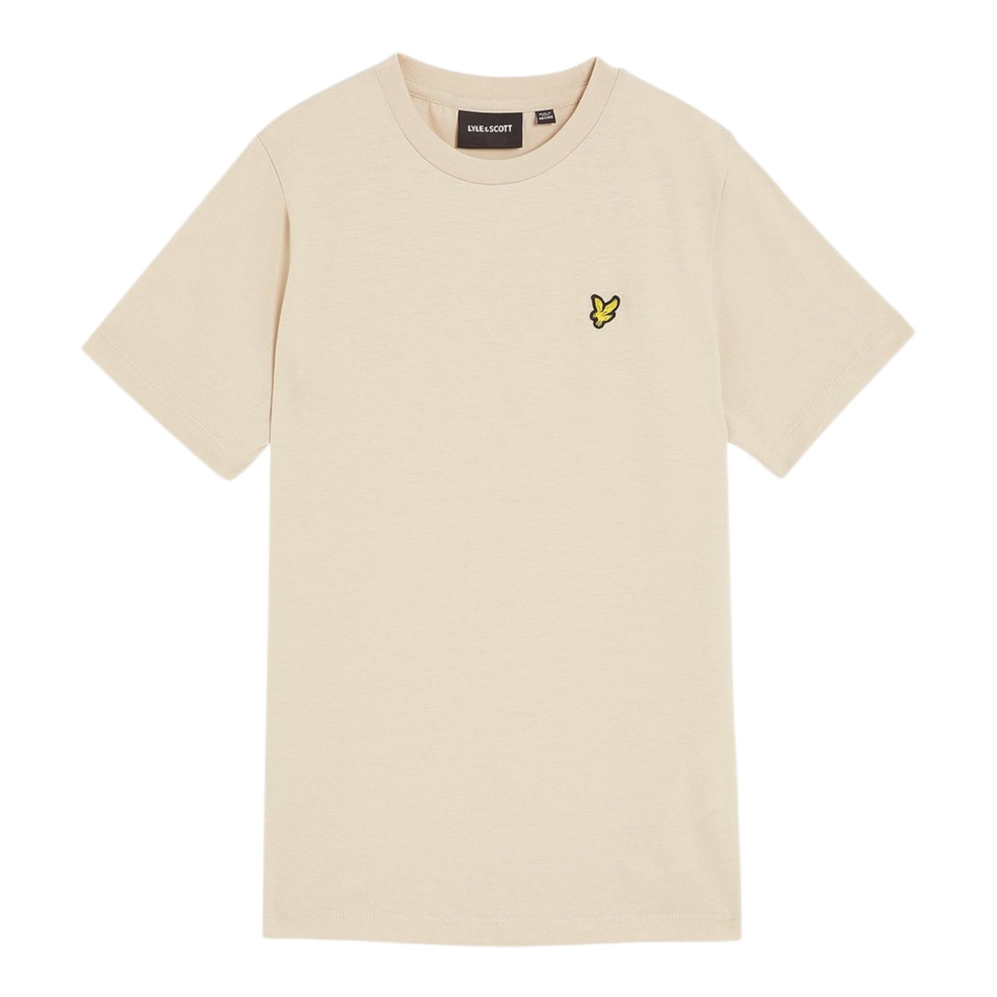 Lyle&Scott T-Shirt Tinta Unita con Logo per Bambino 48752 BEIGE LYLE&SCOTT 