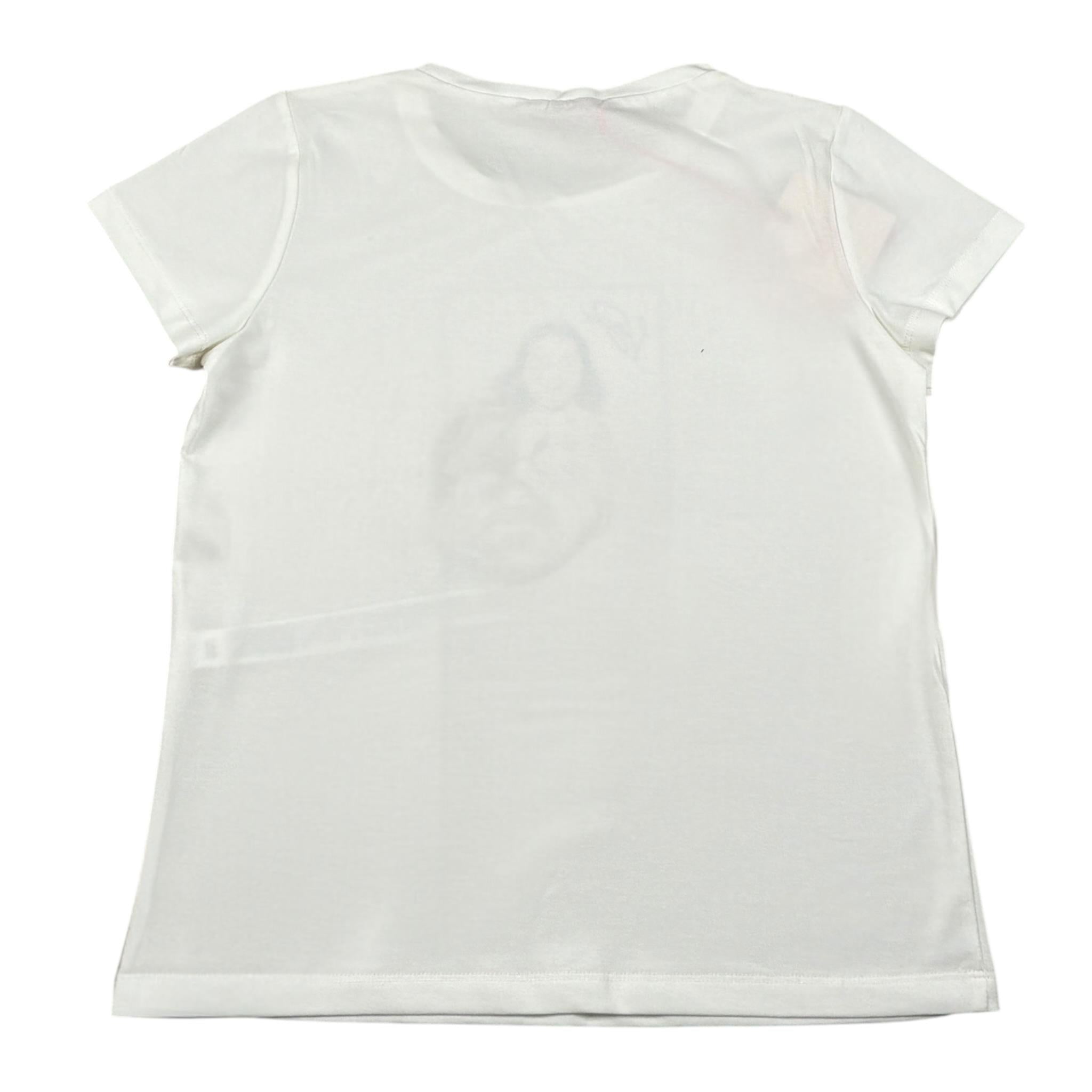 Liu Jo T-Shirt Girocollo tinta unita con Stampa Bianco per Bambina GA4056 BIANCO LIU JO 
