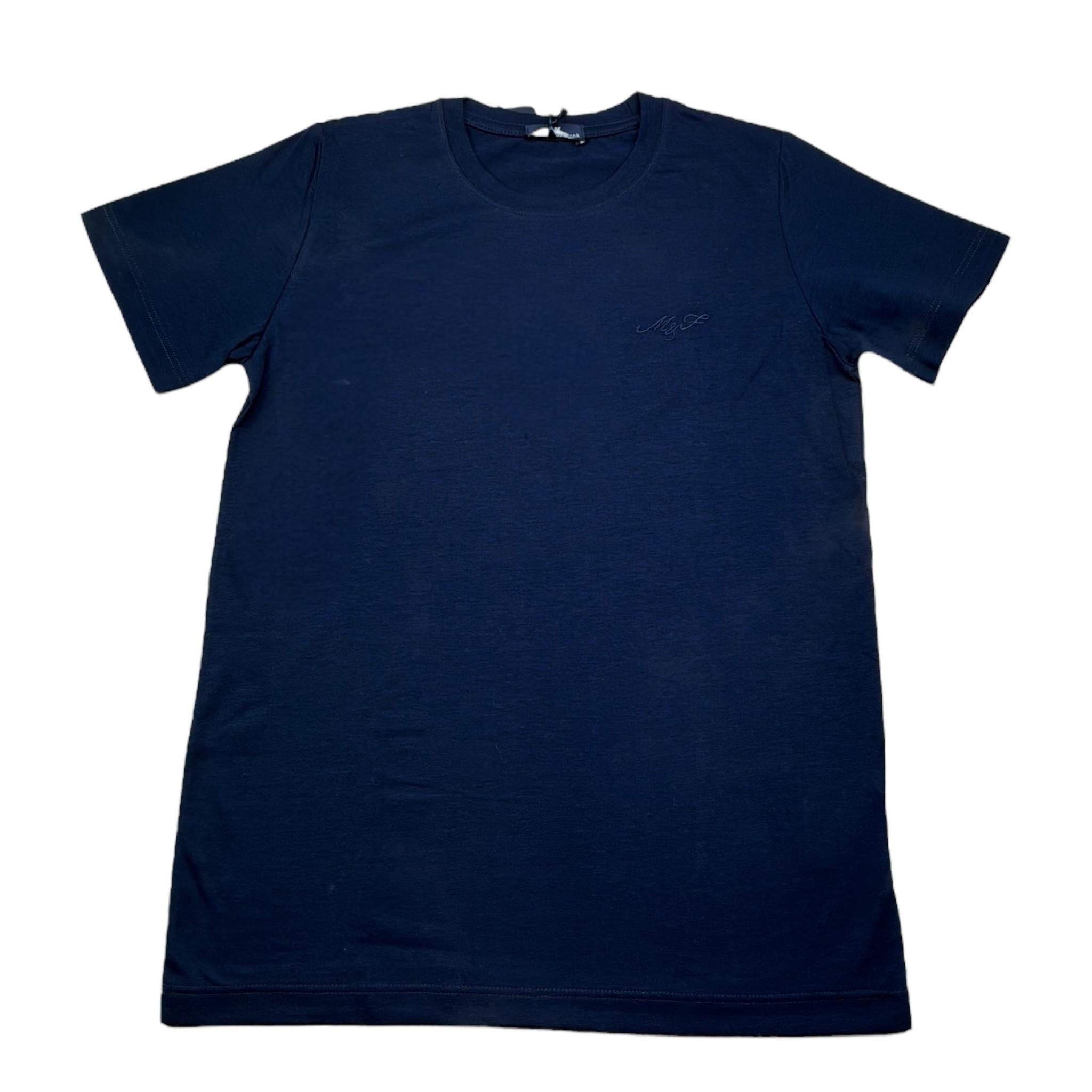 Manuel & Frank T-Shirt Girocollo Tinta Unita per Bambino MF7372R BLU MANUEL & FRANK 