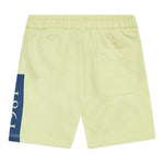 Guess Bermuda Tuta Tinta Unita con Logo per Neonato N3GD03KA6R0N GIALLO GUESS 