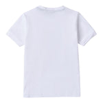 Sarabanda T-Shirt Tinta Unita con Stampa per Neonato 0B134 BIANCO SARABANDA 