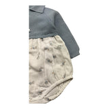 WEDOBLE pagliaccetto bicolore manica lunga Bianco/azzurro per Neonata I2408405 BIANCO/AZZURRO WEDOBLE 