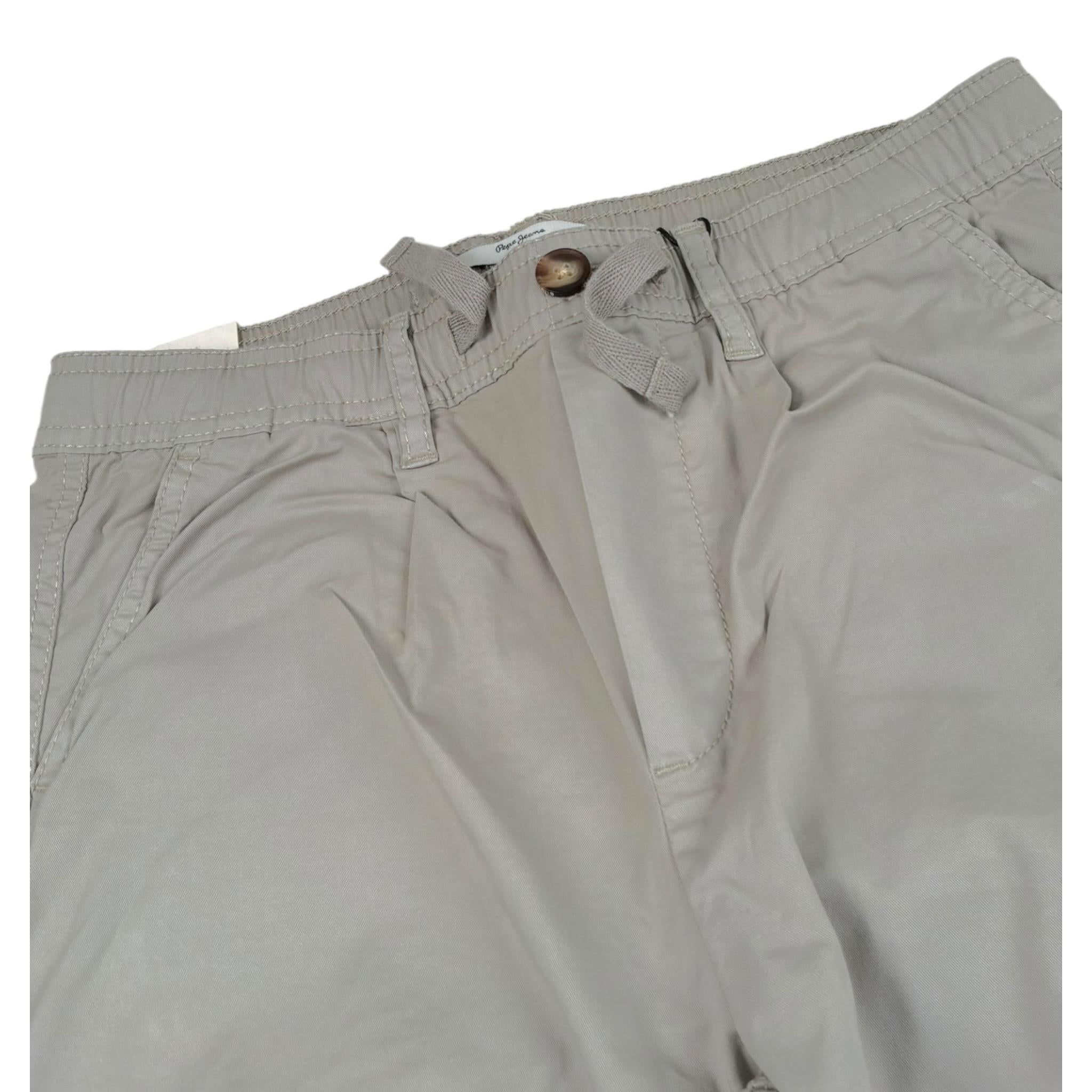 Pepe Feamo Pantalone Tinta Unita con Elastico In Vita per Bambino PB210733 VERDE CHIARO PEPE JEANS 