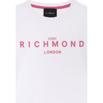 John Richmond T-Shirt Girocollo Tinta Unita con Stampa per Bambina RGP25002TSXX BIANCO JOHN RICHMOND 