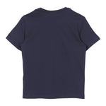 DSQUARED2 t-shirt girocollo tinta unita con stampa Blu per Bambino DQ2471 BLU DSQUARED2 